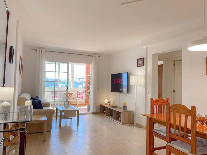 Gîte pour 4 personnes, avec vue sur l’océan et balcon/terrasse à La Lajita - 3