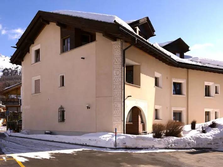 Ferienwohnung für 4 Personen, mit Garten in Sils Maria