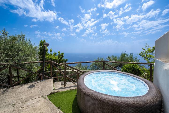 Ferienhaus für 5 Personen, mit Garten und Meerblick an der Amalfiküste