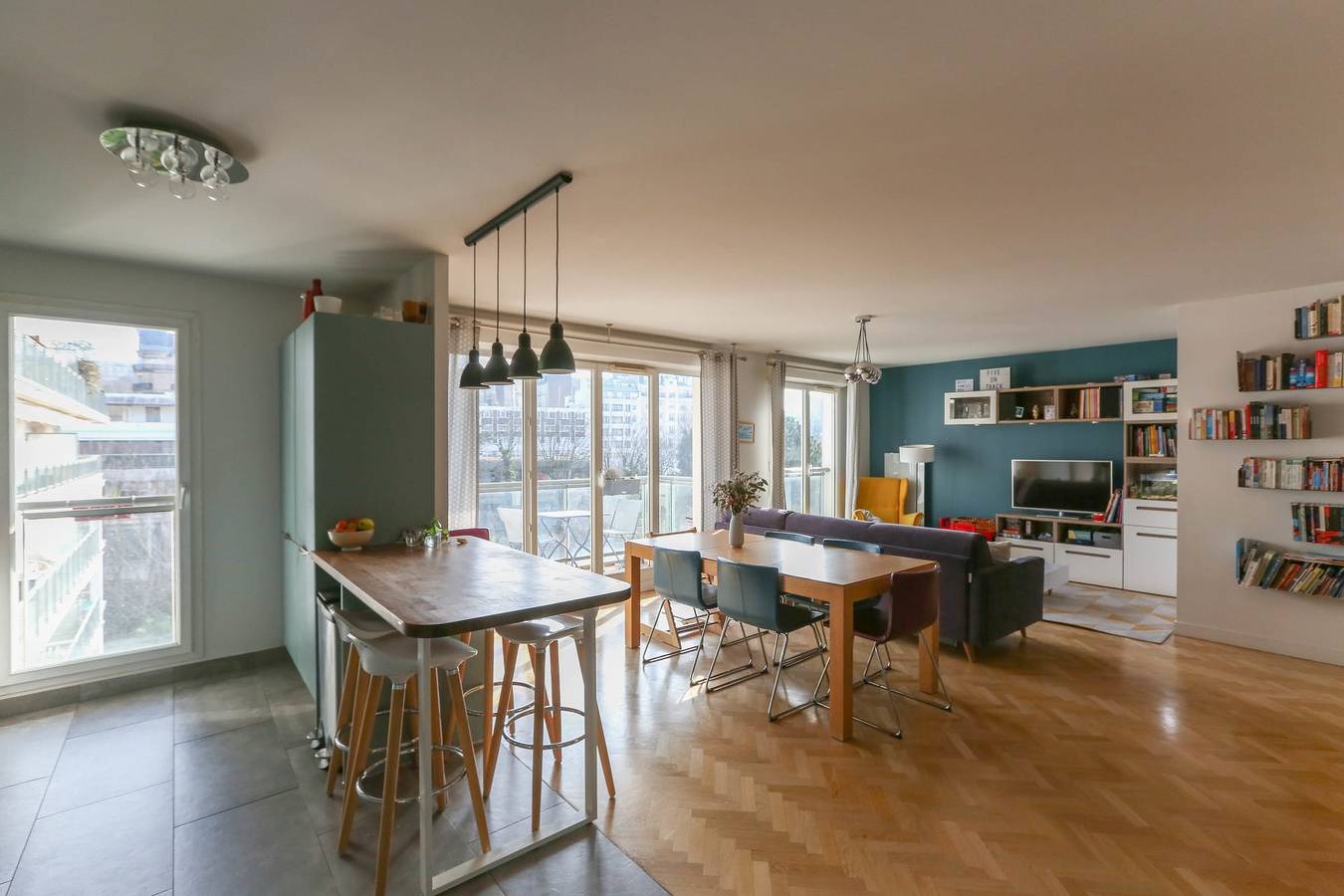 Ganze Wohnung, Ferienwohnung für 8 Personen mit Balkon in Paris, Ile de France