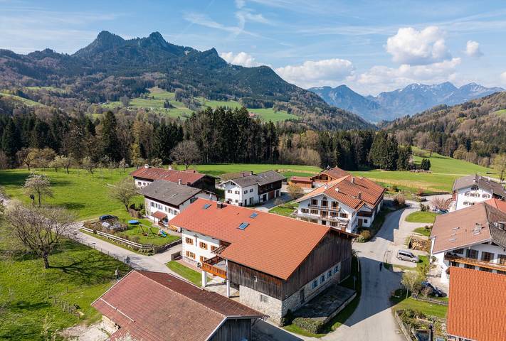 Ganze Ferienwohnung, Fischerhof Samerberg - Auszeit mit Bergblick & Balkon - Ferienwohnung Jagastubn für max. 2 Personen in Samerberg, Bayerische Alpen