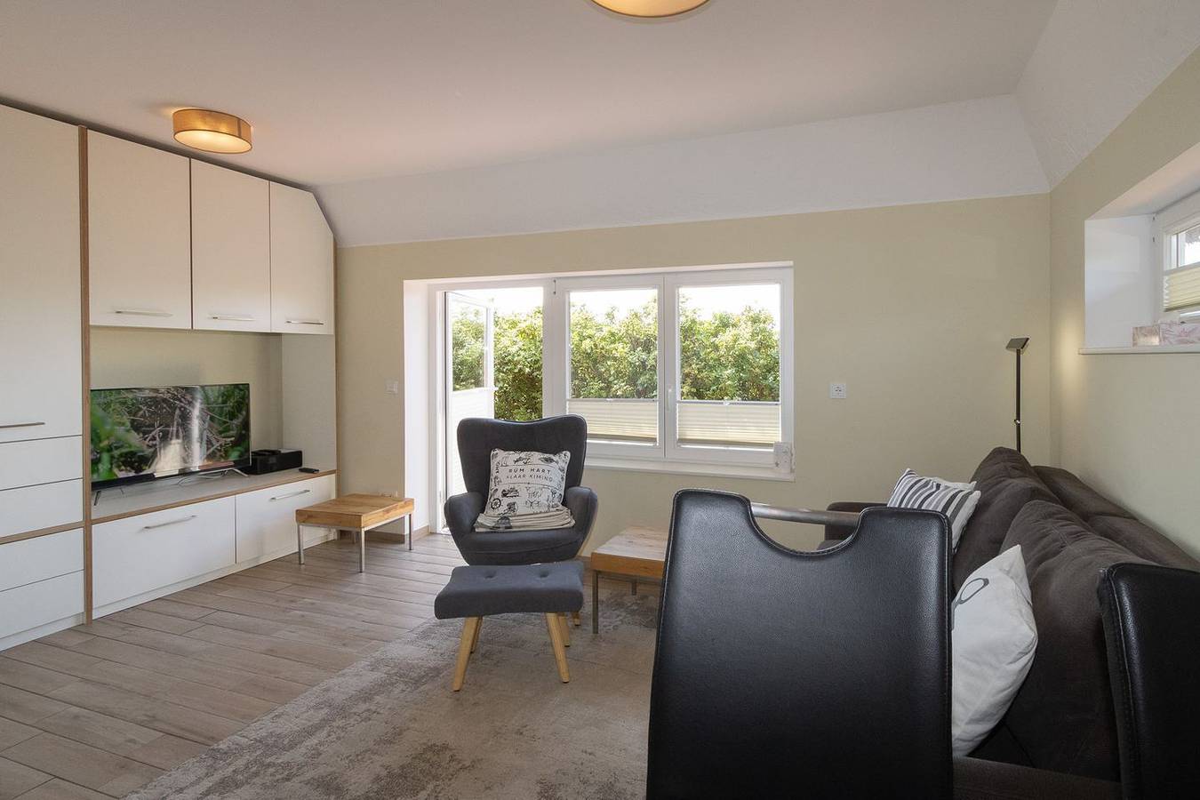 Das reetgedeckte Klinkerhaus liegt in den Dünen von Hörnum in Hörnum, Sylt