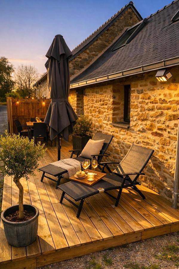 Location de vacances pour 4 personnes, avec jardin à Chemazé