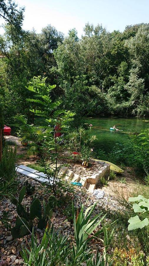 Appartement de vacances pour 4 personnes, avec Terrasse ainsi que Jardin et Vue