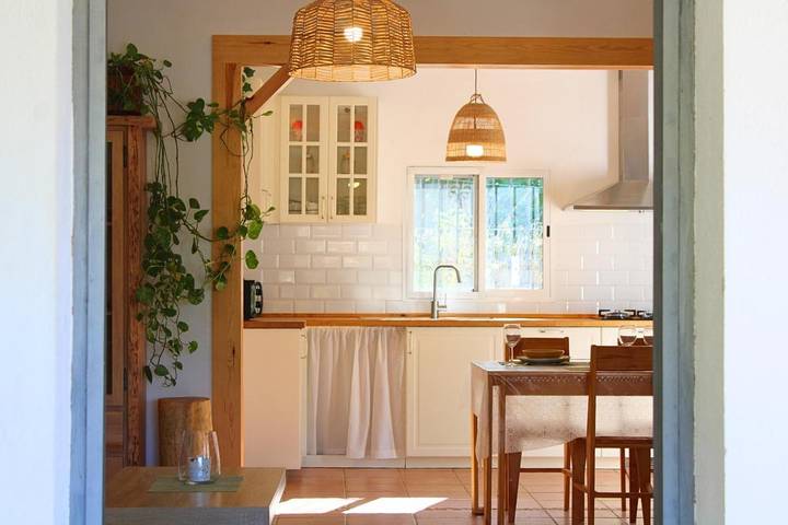 Casa rural para 6 personas, con jardín además de vistas y piscina, Se admiten mascotas en Aracena - 3