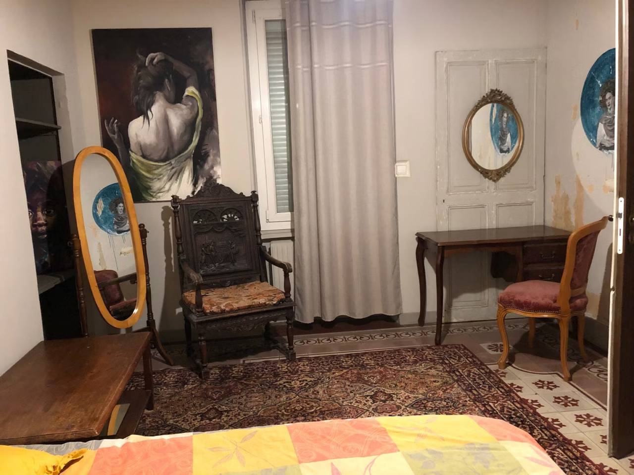 Ganze Wohnung, Apartment 'Bleue' mit gemeinsamer Terrasse, gemeinsamem Garten und Wlan in Le Teil, Privas