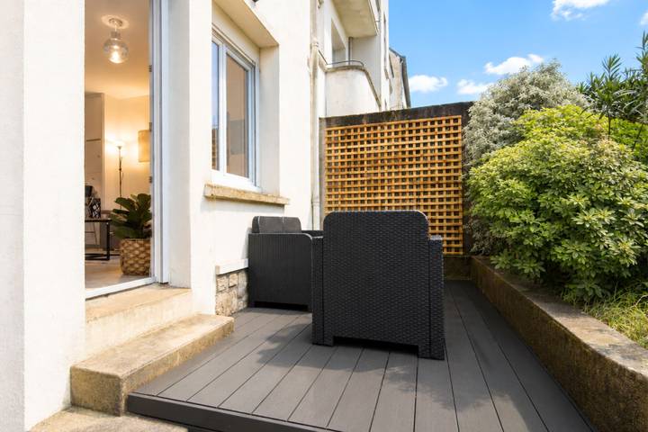Ganze Wohnung, Ferienwohnung für 2 Personen mit Terrasse in Saint-Nazaire, Côte d'Amour