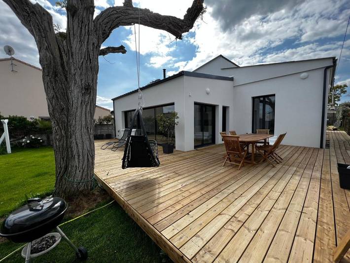 Maison de vacances pour 8 personnes, avec jardin