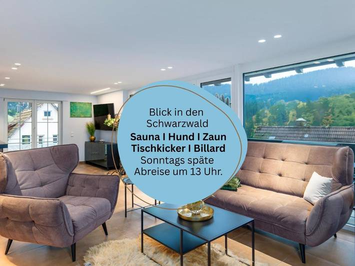 Ferienhaus für 14 Personen, mit Garten und Sauna sowie Terrasse in Alpirsbach