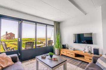 Ferienwohnung für 4 Personen, mit Ausblick und Balkon, mit Haustier auf Texel