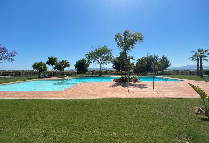 Apartamento entero, Apartamento 'Lujo con vistas espectaculares' con vistas a las montañas, piscina, terraza y jardín in Condado de Alhama, Alhama de Murcia