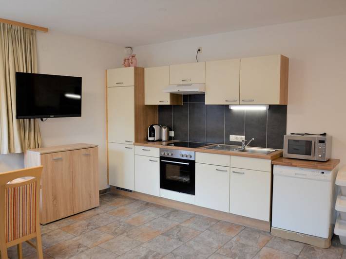 Appartement de vacances pour 3 personnes, avec jardin ainsi que vue et balcon, animaux acceptés