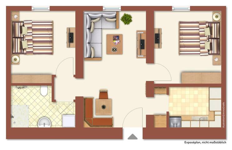 Ferienwohnung für 4 Personen in Warnemünde - 2