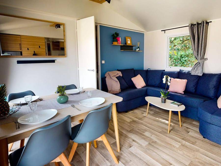 Camping Siblu Les Dunes De Contis - Funpass inclus - Mobilheim 8 personen - Sérénité 3ch 8p Signature clim in Saint-Julien-en-Born, Côte d’Argent