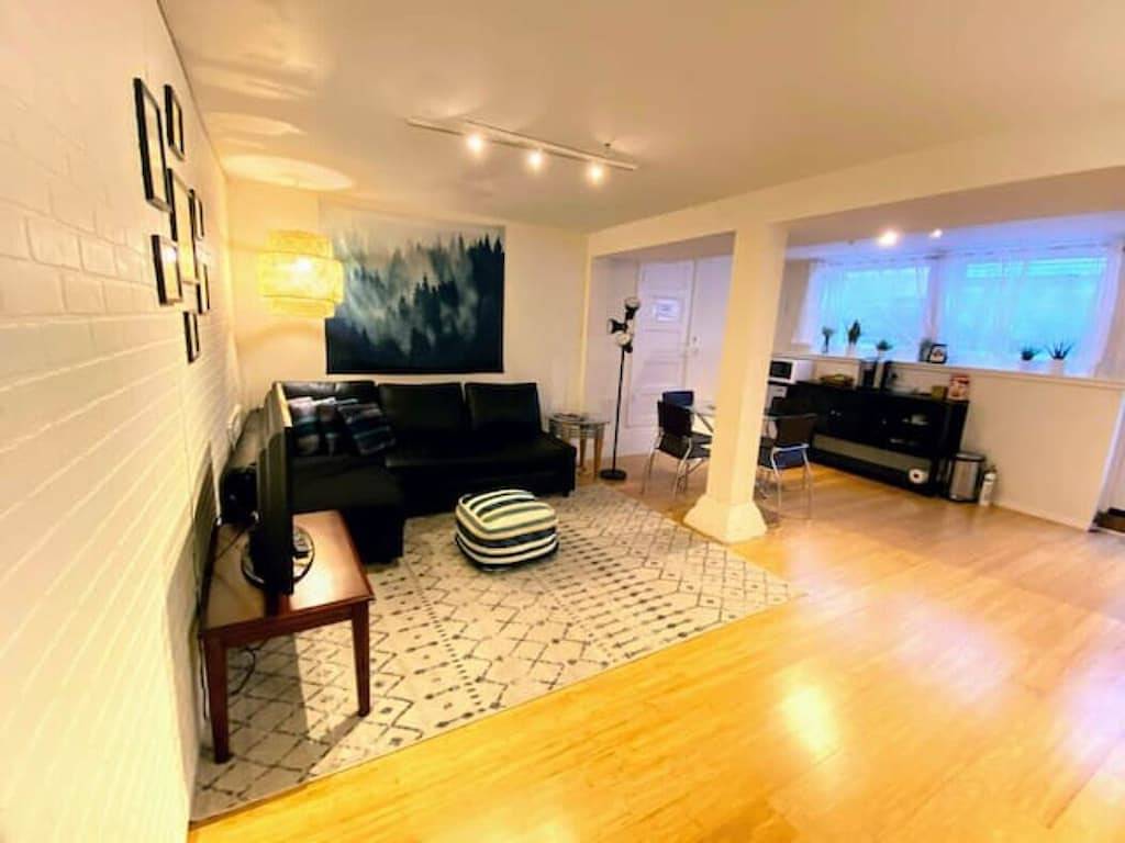 Private, luxuriöse, moderne Potrero Suite mit Parkplatz und eigenem Garten in San Francisco, Nordkalifornien