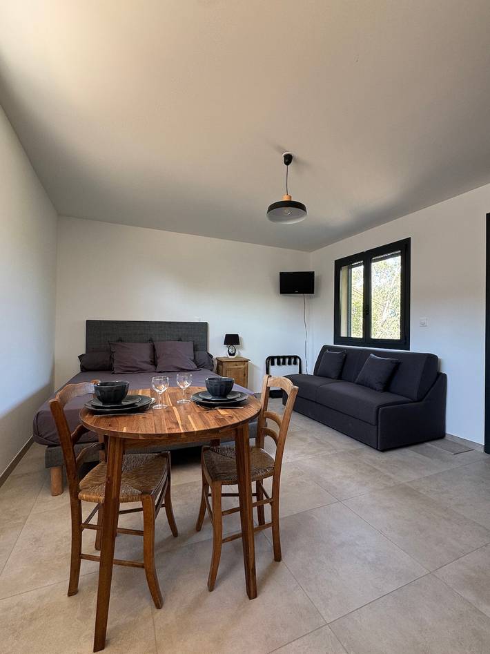 Ganzes Studio, Studio auf Bauernhof, nahe Meer, Bergblick, Wlan & Klimaanlage in Antisanti, Corte und Umgebung