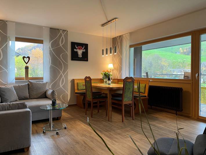 Ferienwohnung für 4 Personen, mit Balkon und Sauna in Münstertal