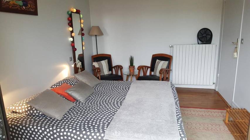Chambre d’hôte pour 2 personnes, avec terrasse, animaux acceptés