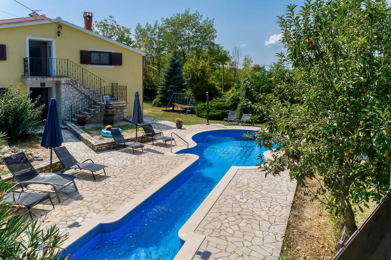 Villa Vema near Rabac in Presika, Costa Este de Istria