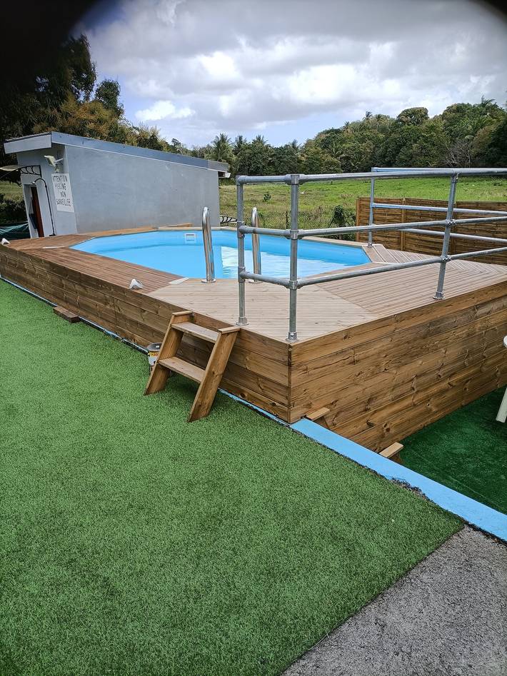 Bungalow pour 3 personnes, avec piscine et terrasse