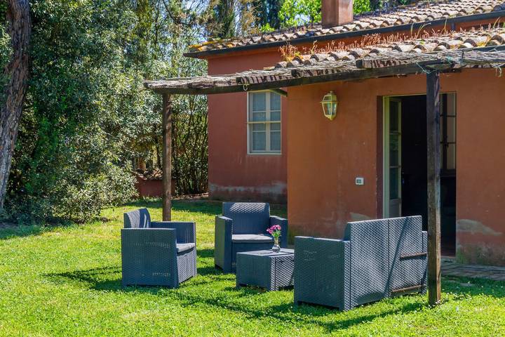 Ferienwohnung für 4 Personen, mit Garten, mit Haustier