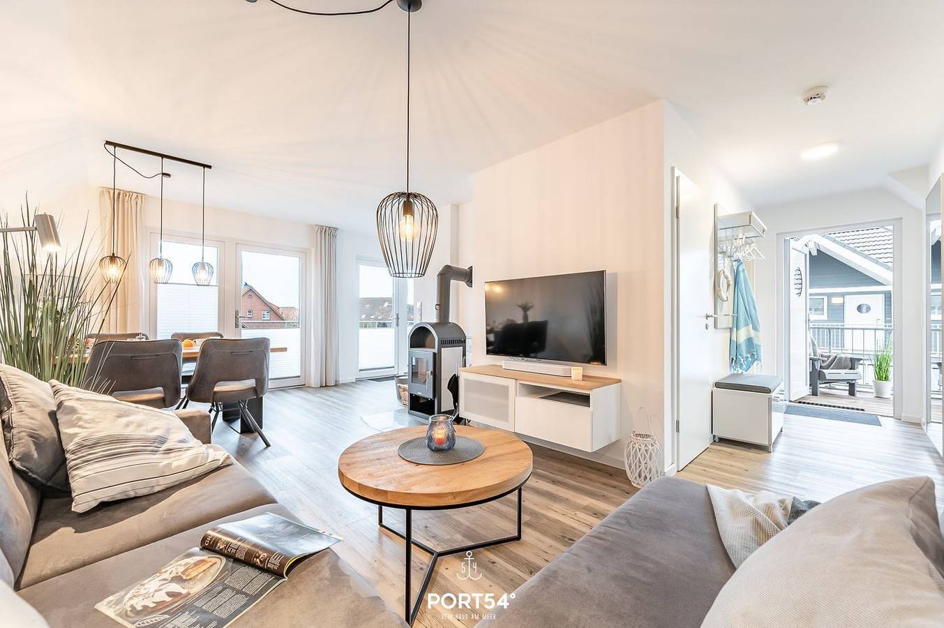 Ganze Wohnung, Strandläufer - Kamin, Infrarotkabine, Strand- und Nordseenah, Balkon in Büsum, Nordseeküste