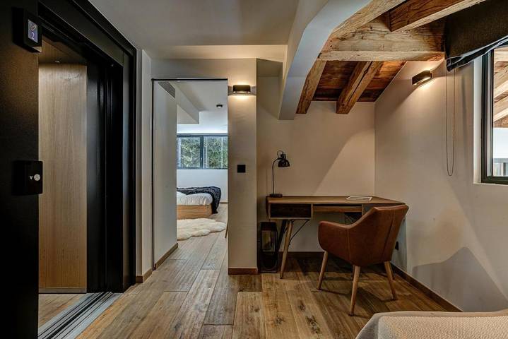 Gîte pour 12 personnes, avec jacuzzi et sauna ainsi que jardin et piscine, adapté aux familles à Servoz - 4