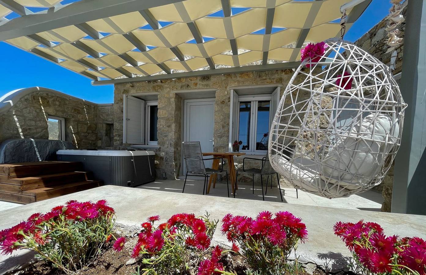 Villa für 3 Personen mit Garten in Tourlos (Mykonos), Mykonos