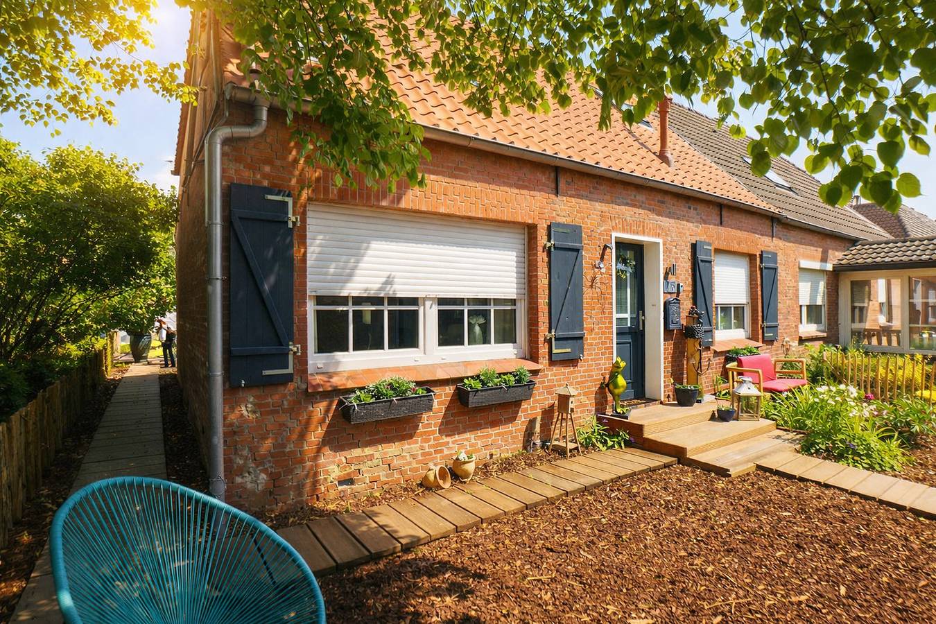 Huus an`t Dörpsdiek in Hamswehrum, Krummhörn