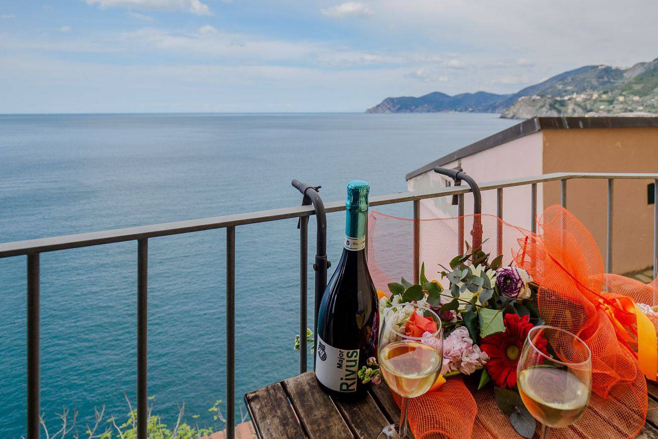 Appartamento intero, Il Baluardo con Balcone e Vista Mare in Manarola, Comune di Riomaggiore