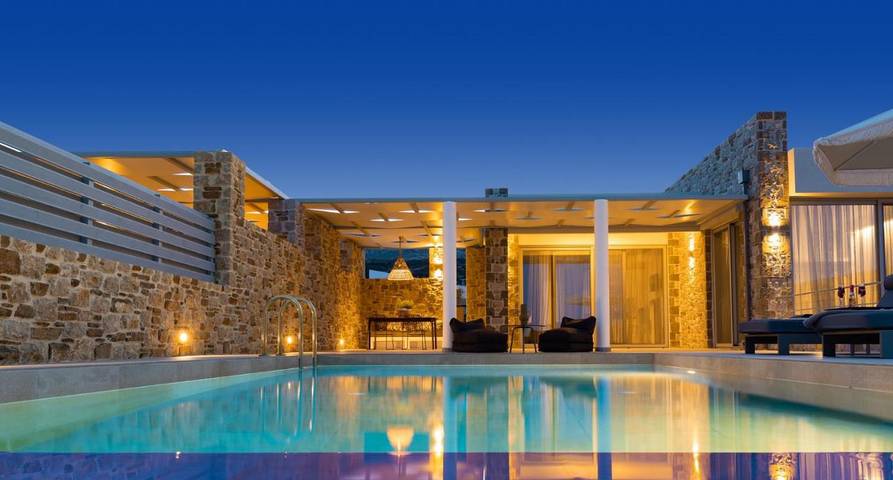 Villa für 5 Personen, mit Garten und Terrasse sowie Pool auf Karpathos