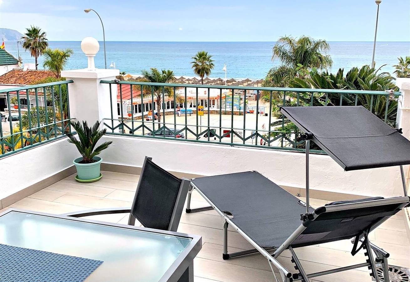 Hel lejlighed, Ferielejlighed for 4 personer med balkon in Playa de Burriana, Nerja