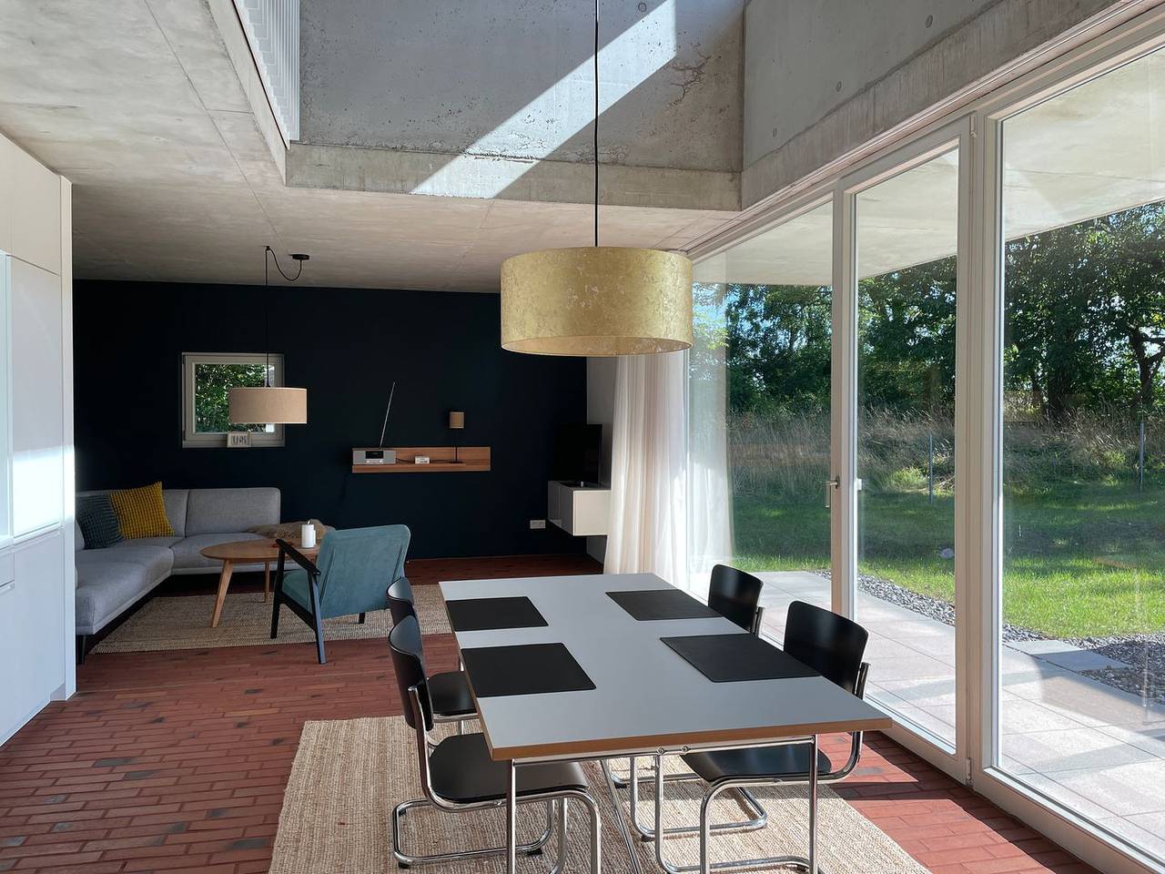 Haus am Weg – Panoramablick am Golfplatz. Design. Terrasse. in Lohme, Nationalpark Jasmund