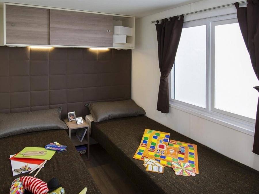 Camping Torre del Porticciolo - Mobilheim 4 personen - Torre Riviera Superior in Sassari Provinz