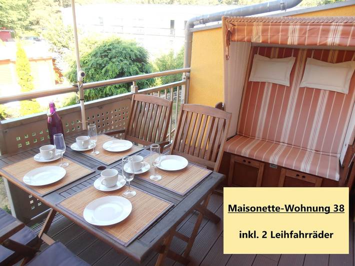 Ferienpark für 4 Personen, mit Balkon und Garten, kinderfreundlich in Zempin