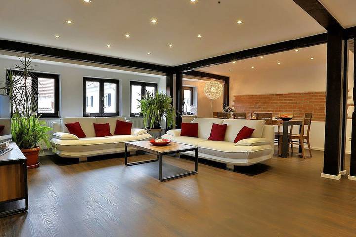 Ferienwohnung für 7 Personen, mit Garten und Sauna sowie Terrasse in Allgäu Skyline Park