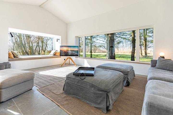 Ferienhaus für 6 Personen, mit Terrasse und Garten sowie Sauna und Ausblick