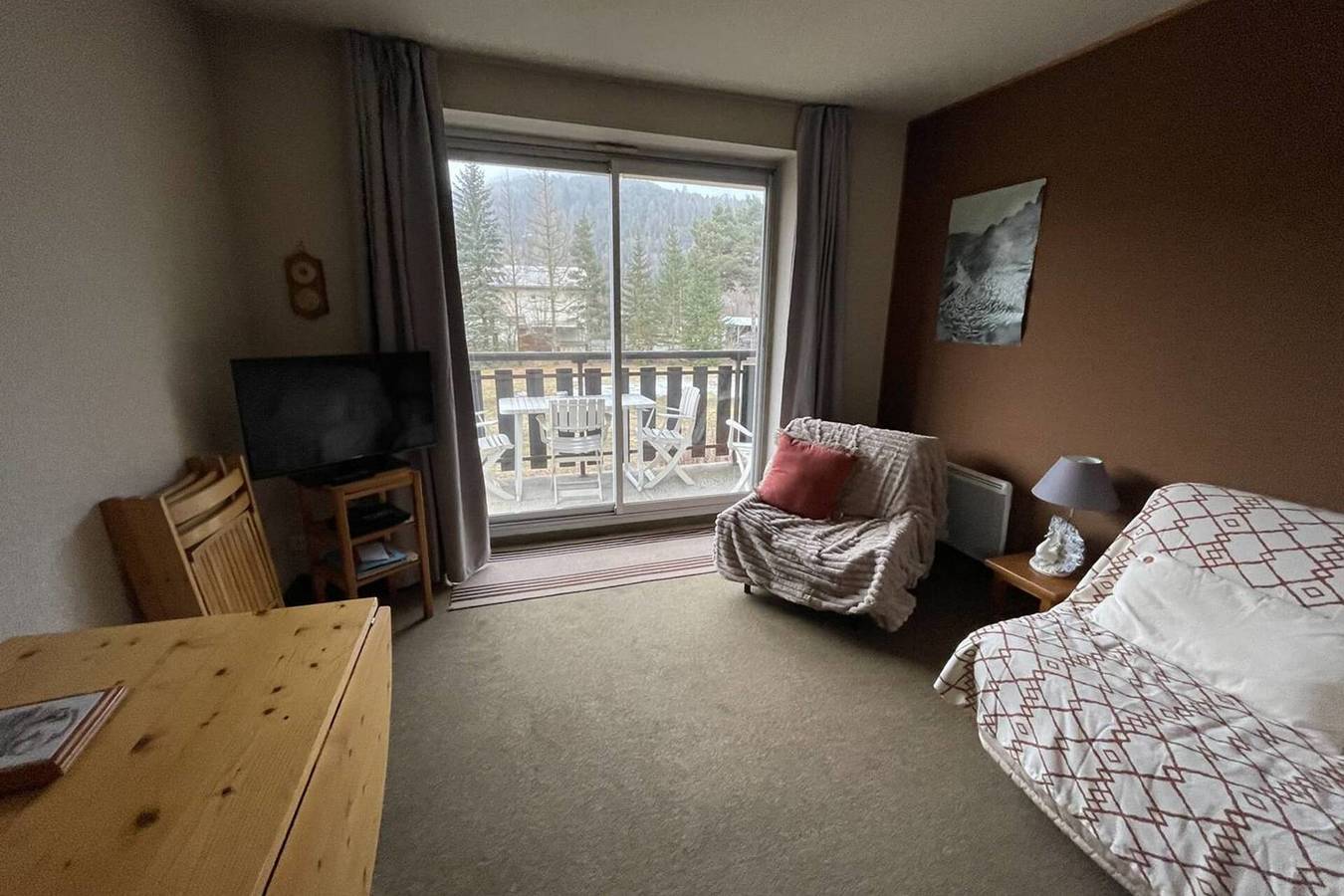 Ganze Wohnung, 55sqm flat, balconies, Pra-Loup view in Barcelonnette, Espace Lumière