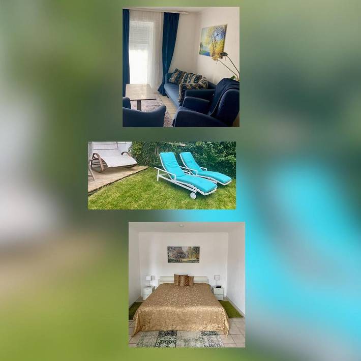 Ferienwohnung für 4 Personen, mit Terrasse und Garten