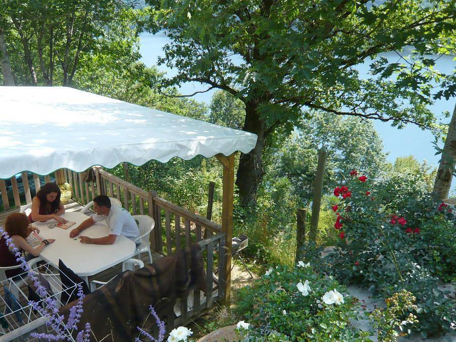 Camping Sunêlia La Source - Mobilheim 6 personen - Prestige 3Sch 6Pers - 31m2 in Thérondels, Aubrac