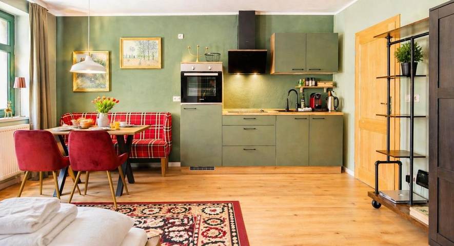 Ferienwohnung für 4 Personen, mit Terrasse und Garten in Bad Muskau