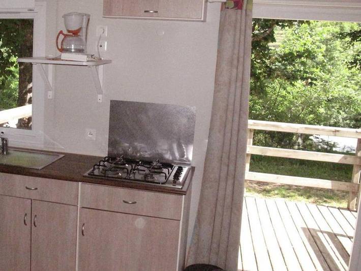 Camping Douce Ardèche - Mobilheim 4 personen in Désaignes, Parc naturel régional des Monts d'Ardèche