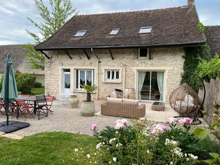 Maison de vacances pour 10 personnes, avec Terrasse ainsi que Jardin et Vue