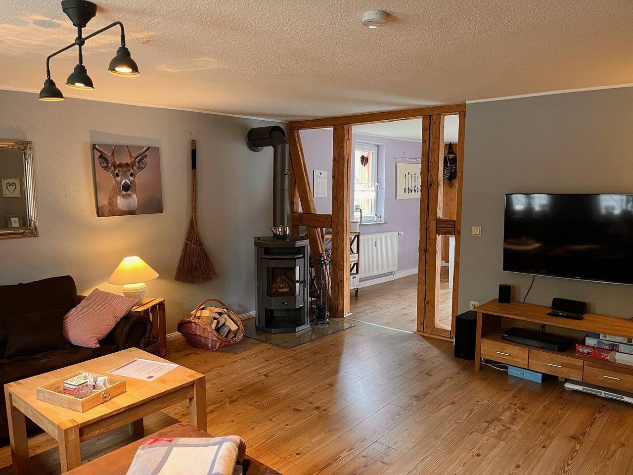 Ganze Wohnung, Ferienwohnung "Hexenstube 2" mit Balkon und Wlan in Tanne, Harzvorland