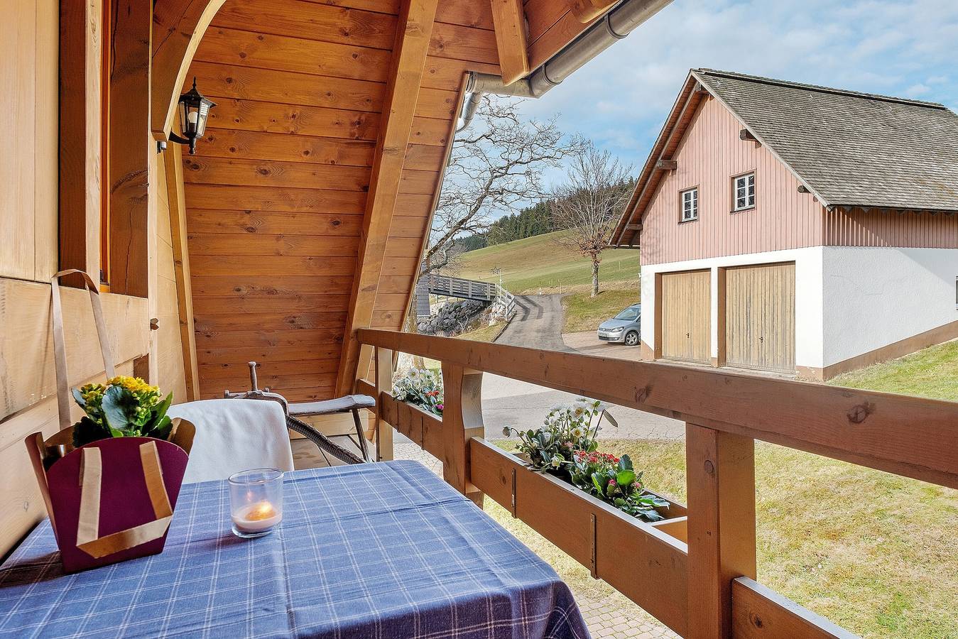Ganze Wohnung, Ferienwohnung "Sternenhimmel" mit Bergblick, Gemeinschaftsgarten und Wlan in Suedlicher Schwarzwald, Breitnau