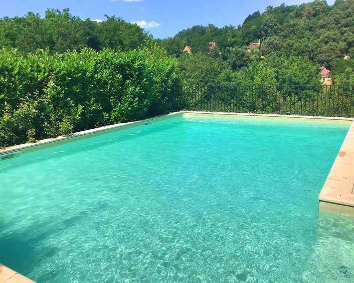 Location de vacances pour 17 personnes, avec jardin ainsi que vue et piscine, animaux acceptés à Groléjac - 3