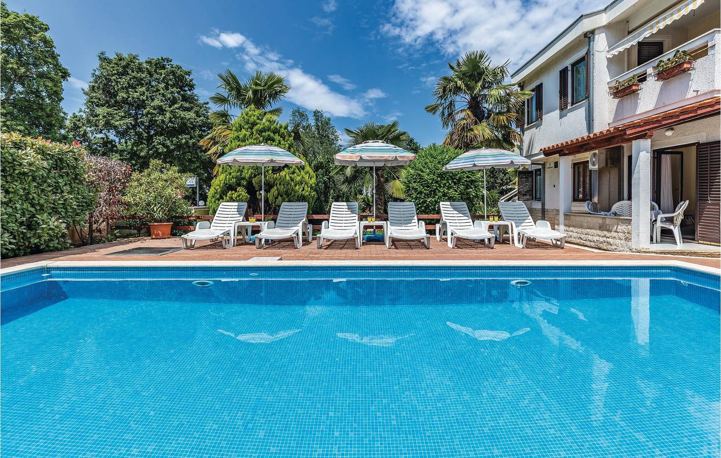 Charmante Ferienwohnung in der Nähe der Küste, mit Pool und Terrasse in Kukci in Kukci, Porec und Umgebung