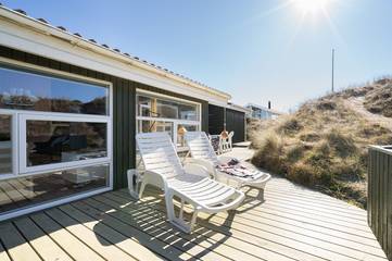 Ferieudlejning til 10 Personer i Houvig Strand, Holmsland Klit, Billede 1