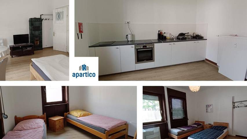 Appartement de vacances pour 8 personnes, avec terrasse et jardin