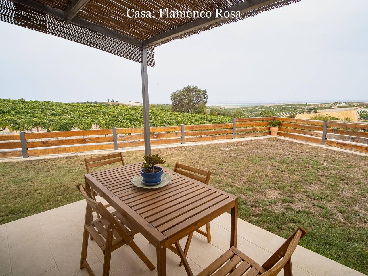 Mirador del Guadalquivir Flamenco Rosa - Swimming Country House in Trebujena, Cádiz Provinz